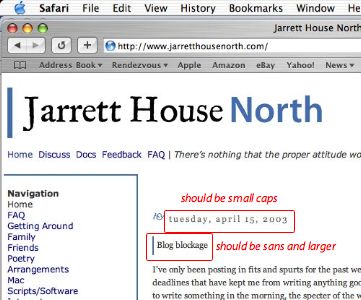 my site, rendered in safari beta 2
