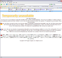 temporarily unavailable